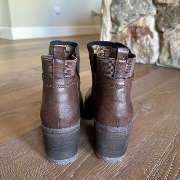 Korks Elsie Bootie In Dark Brown - Picture 8 of 10